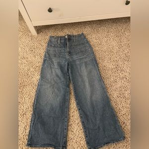 Madewell Wide Leg Crop Size 24